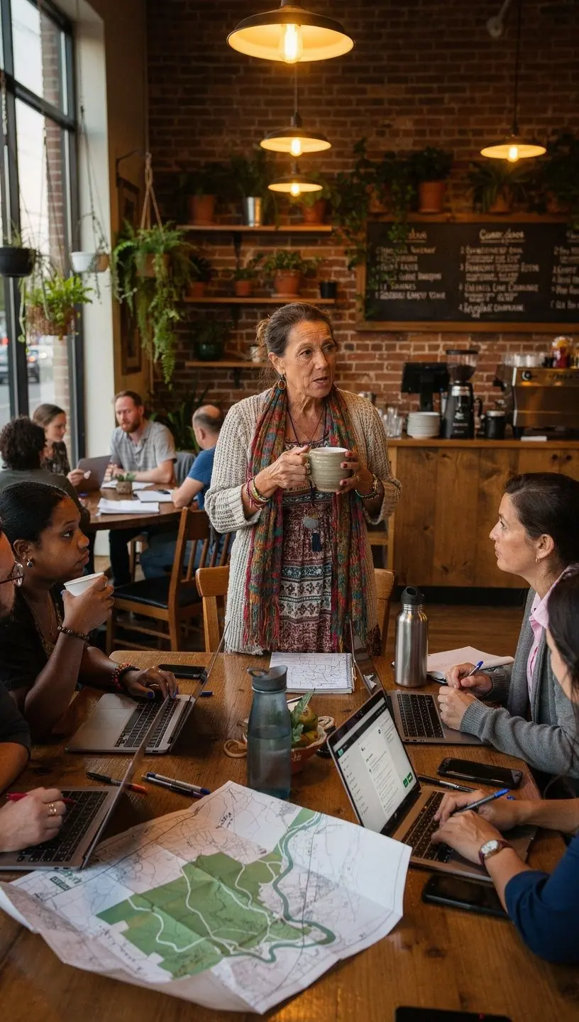 Accurate local mapping data visual representation